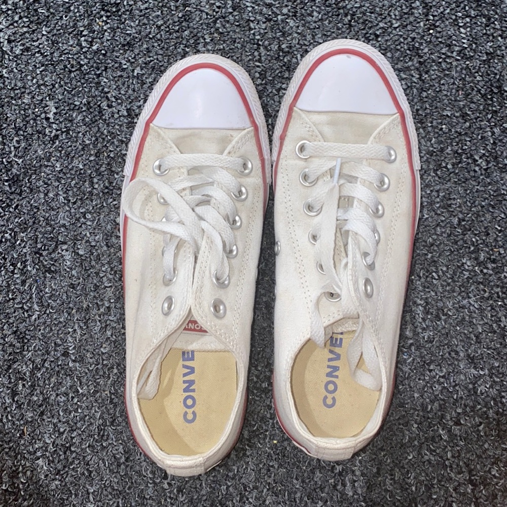 White Low Top Converse